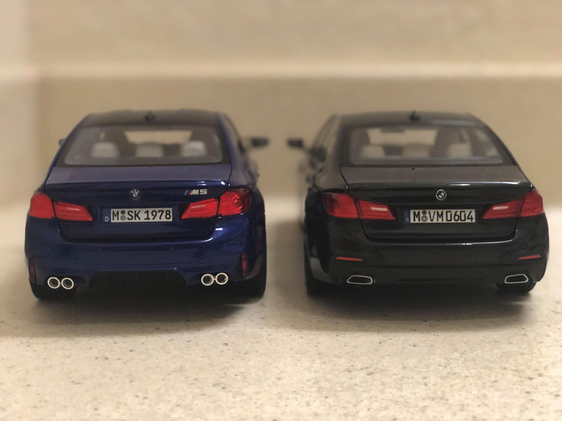 Illustration for article titled Kyosho 1/18 2017 BMW 540i M-Sport (G30): the LaLD review